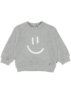 SUDADERA DISC GREY MELANGE MOLO 