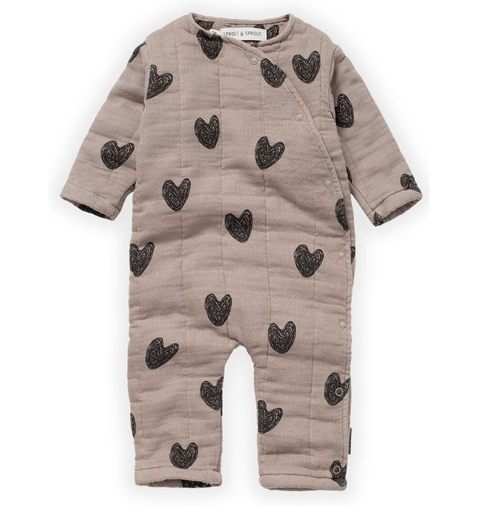 PELELE ACOLCHADO HEART PRINT SPROET&SPROUT 