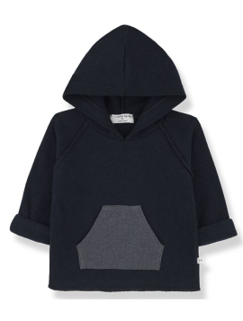 JERSEY CON CAPUCHA LEANDRE NAVY 1+ IN THE FAMILY 