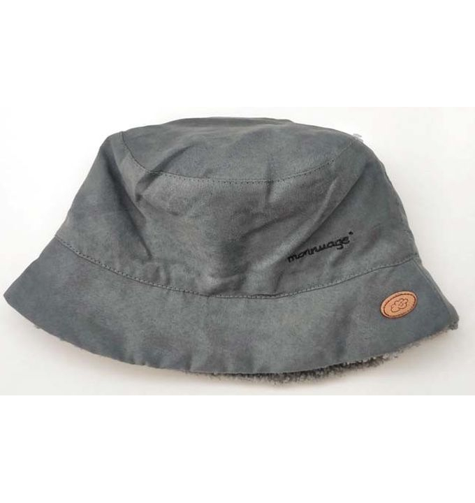 GORRO BUCKET ANTELINA REVERSIBLE GRIS MONNUAGE 