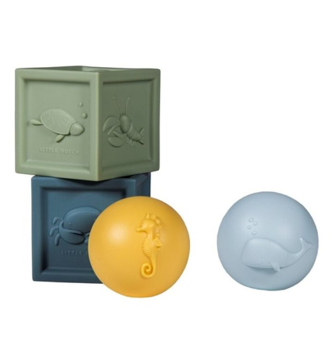 SET PELOTAS Y CUBOS OCEAN LITTLE DUTCH 