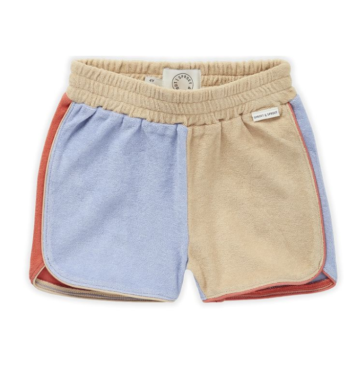 SHORTS TERRY SPORT COLOUR BLOCK SPROET&SPROUT 