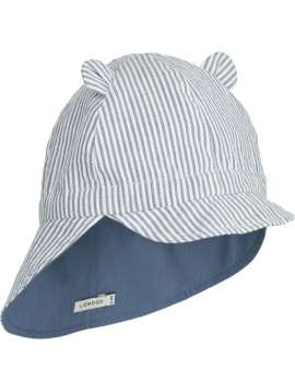 GORRO REVERSIBLE GORM STRIPE BLUE WAVE LIEWOOD 