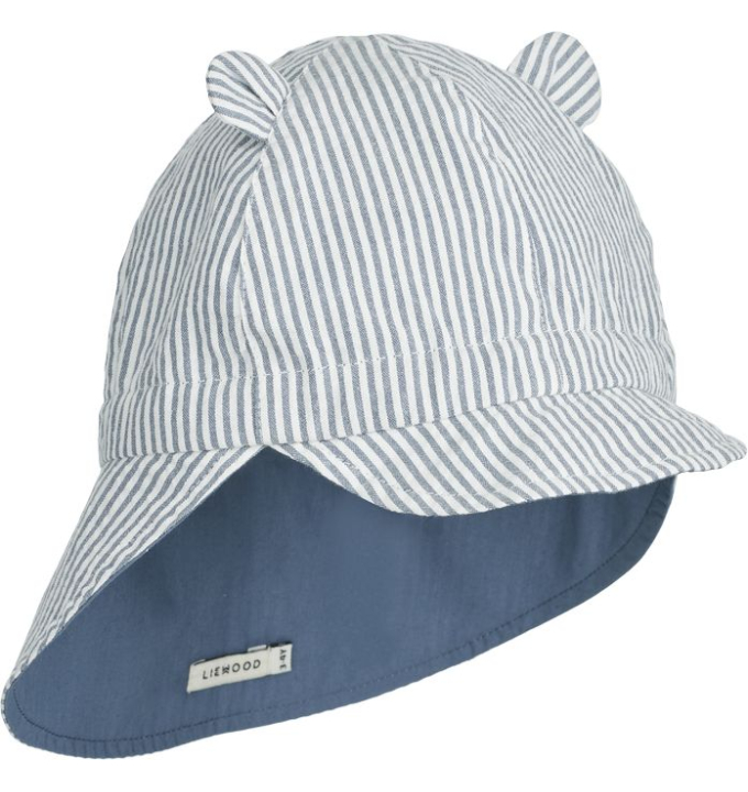 GORRO REVERSIBLE GORM STRIPE BLUE WAVE LIEWOOD 