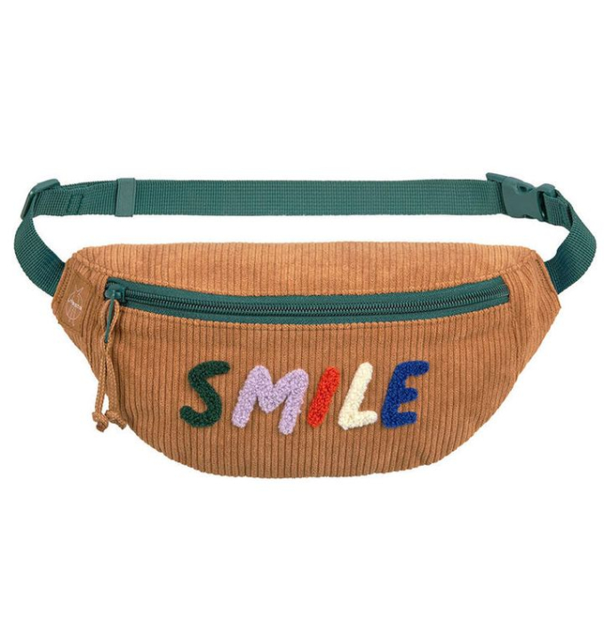 RIÑONERA INFANTIL LITTLE GANG SMILE CARAMEL LÄSSIG 