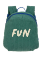 MOCHILA INFANTIL MINI LITTLE GANG FUN OCEAN GREEN LÄSSIG 