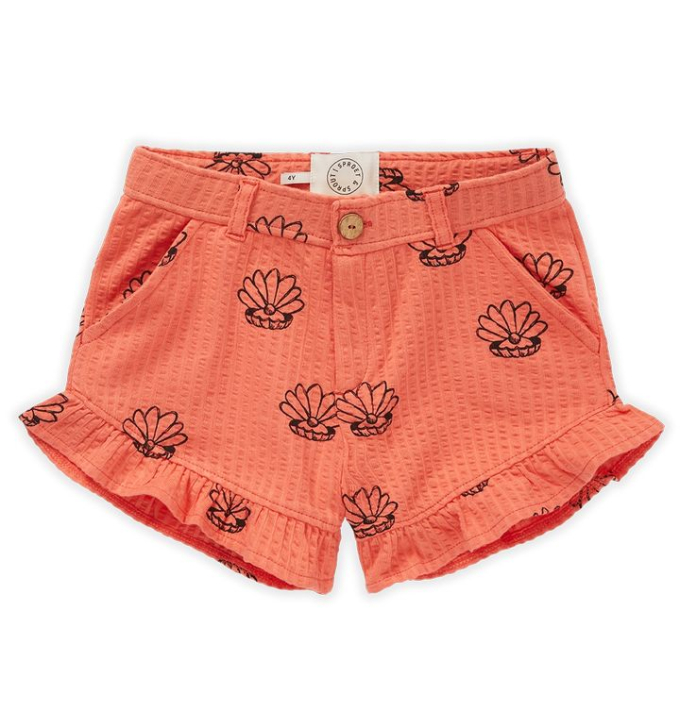 SHORTS RUFFLE SHELL PRINT SPROET&SPROUT 