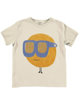 CAMISETA SUN AND GLASSES OFF WHITE LÖTIEKIDS 