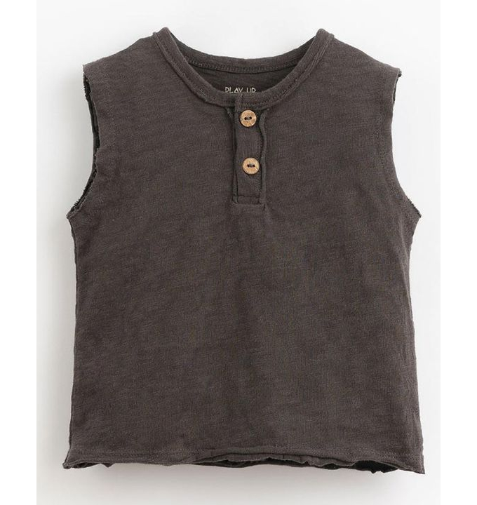 CAMISETA BEBE SIN MANGAS CHARCOAL PLAY UP 