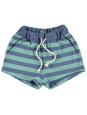 SHORTS BLUE & MINT STRIPES LÖTIEKIDS 