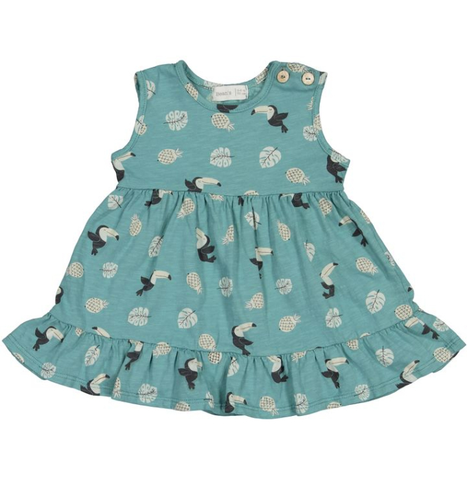 VESTIDO COTTON SEA GREEN BEAN'S BARCELONA 