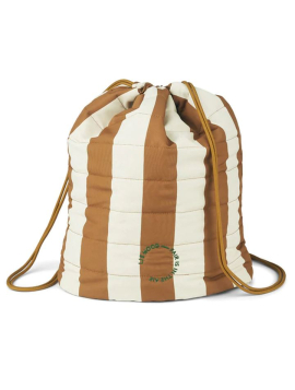 BOLSA GIMNASIO SAMAR STRIPE GOLDEN CARAMEL/SANDY LIEWOOD 