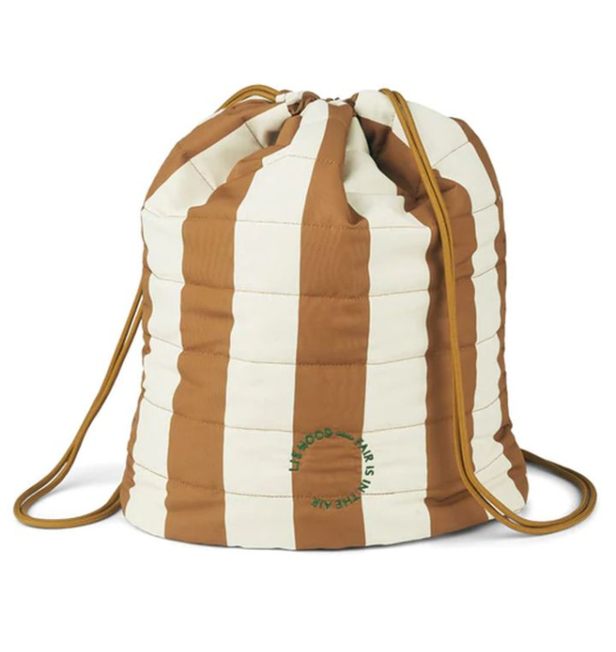 BOLSA GIMNASIO SAMAR STRIPE GOLDEN CARAMEL/SANDY LIEWOOD 