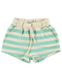 SHORTS OFF WHITE & MINT STRIPES LÖTIEKIDS 