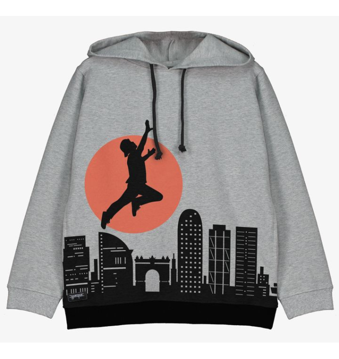 SUDADERA CON CAPUCHA PARKOUR YPORQUE 