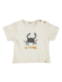 CAMISETA CRABE SLUB IVORY MY LITTLE COZMO 