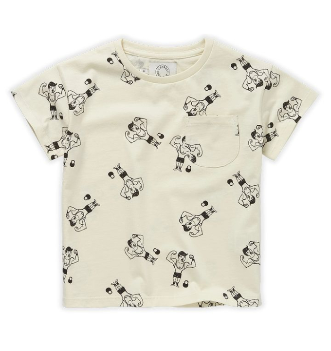 CAMISETA POCKET STRONG MAN PRINT SPROET&SPROUT 