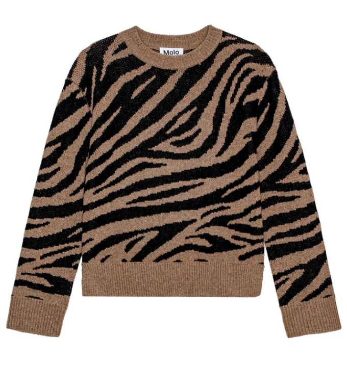 JERSEY GERDA ZEBRA KNIT MOLO 