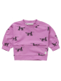 SUDADERA BEBE DOGS PRINT PINK SPROET&SPROUT 