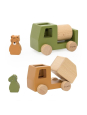 SET COCHES CONSTRUCCION DE MADERA TRIXIE 