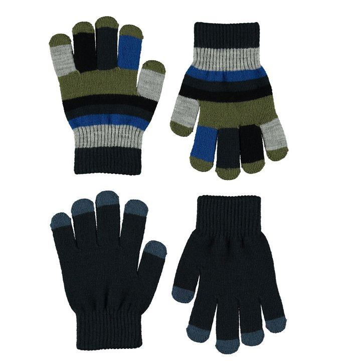 PACK 2 GUANTES KEI DARK DENIM MOLO 